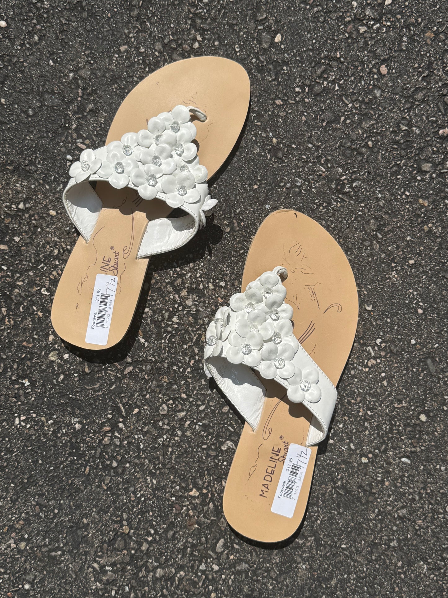 Floral Leather Sandals