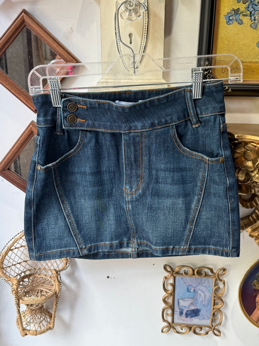 Mini Denim Skirt